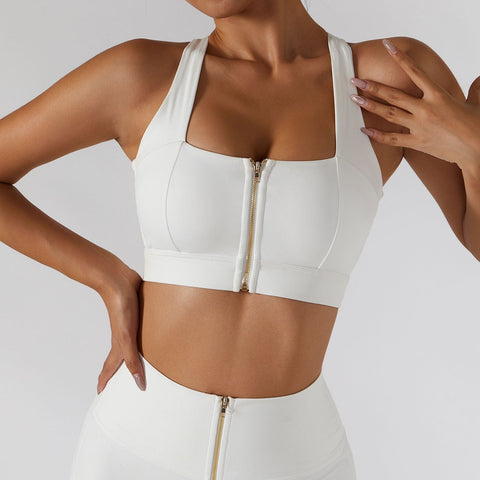 Empowered Zip Front Bra