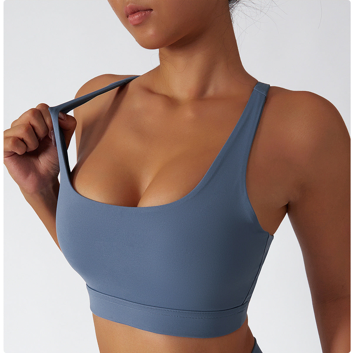 U Neck Racerback Sports Bra