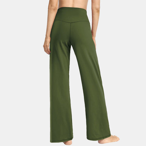 Wide Leg Yoga Pants with Pockets