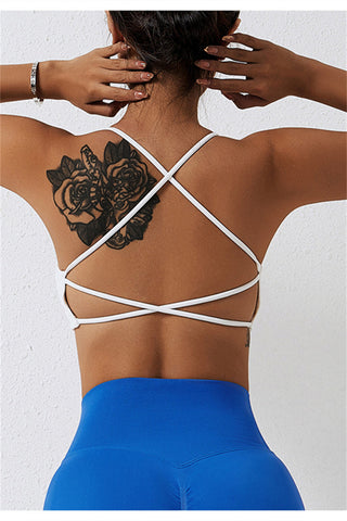 U Neck Crisscross Yoga Bra