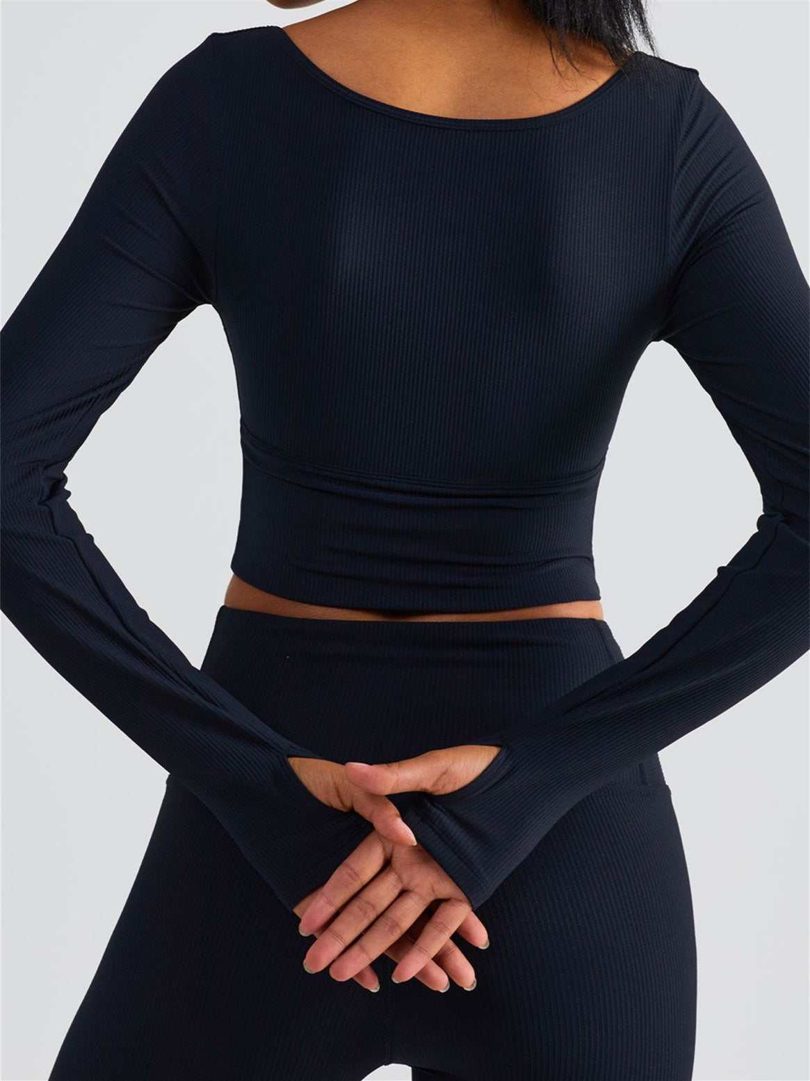 Long Sleeve Thumb Hole Yoga Top