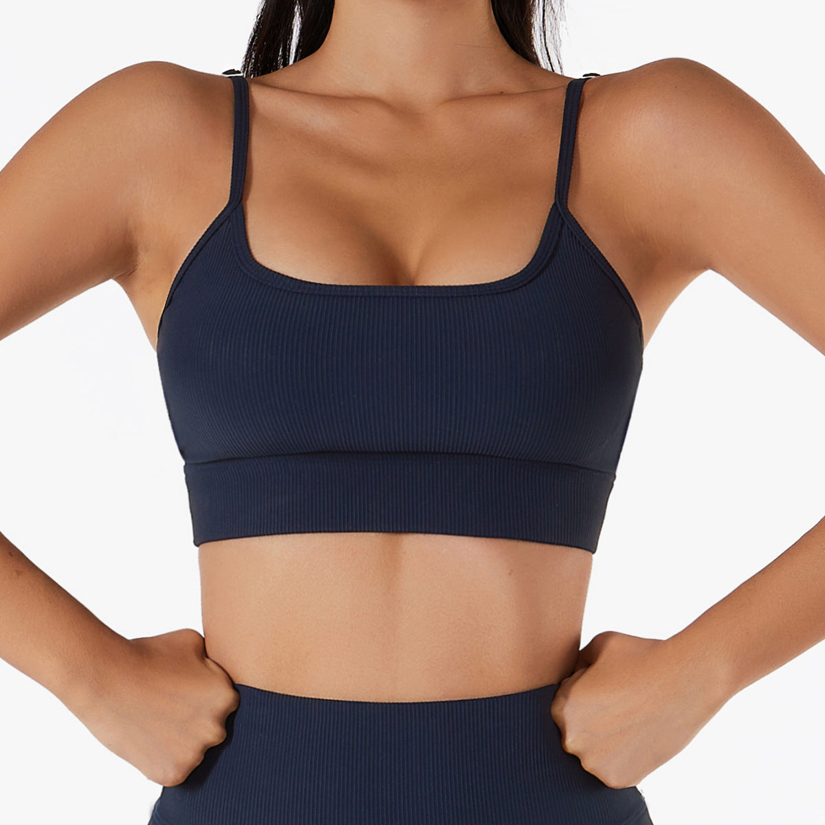 Live In Rib Longline Sports Bra