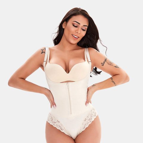 Lace Open Bust Shapewear