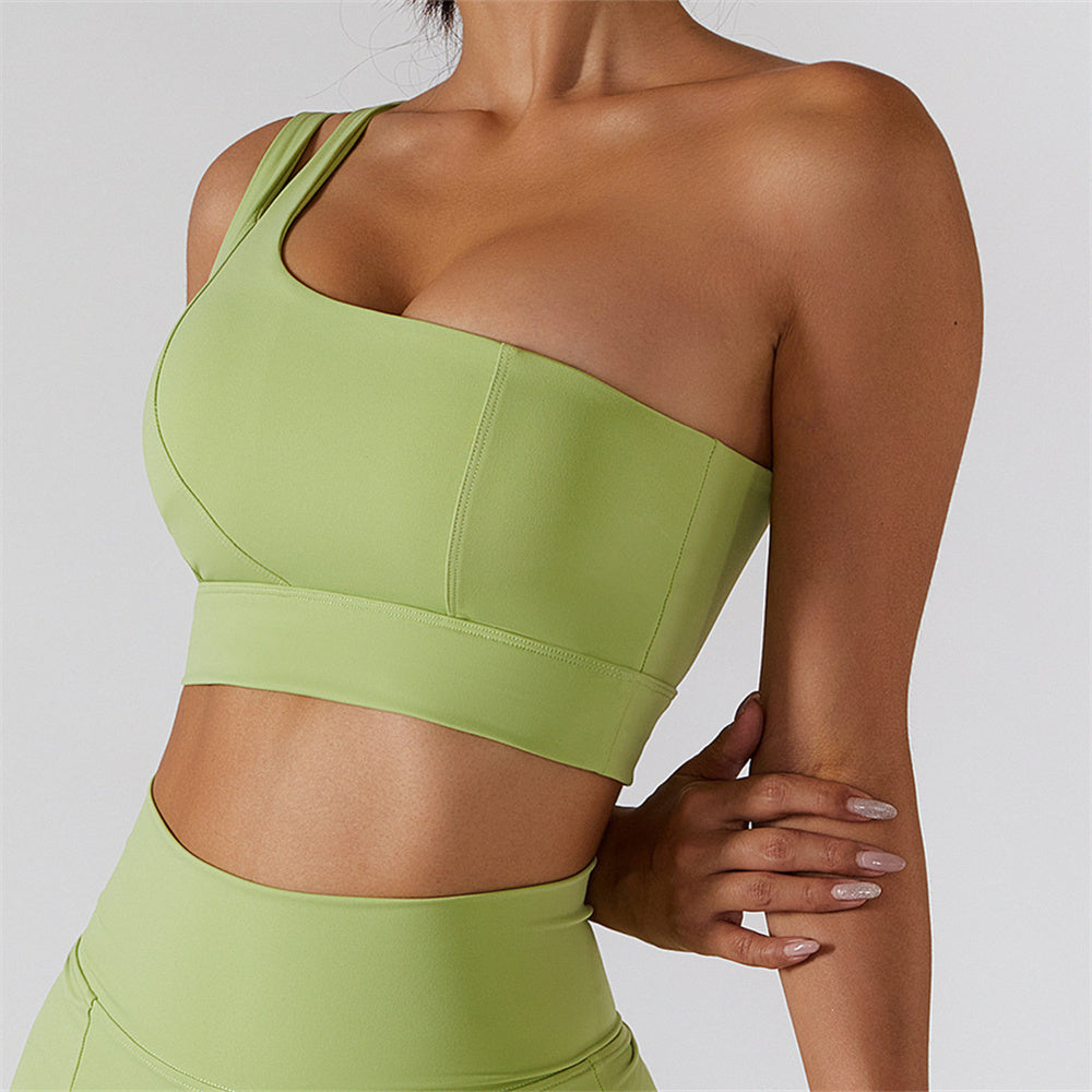 One Shoulder Sports Bra