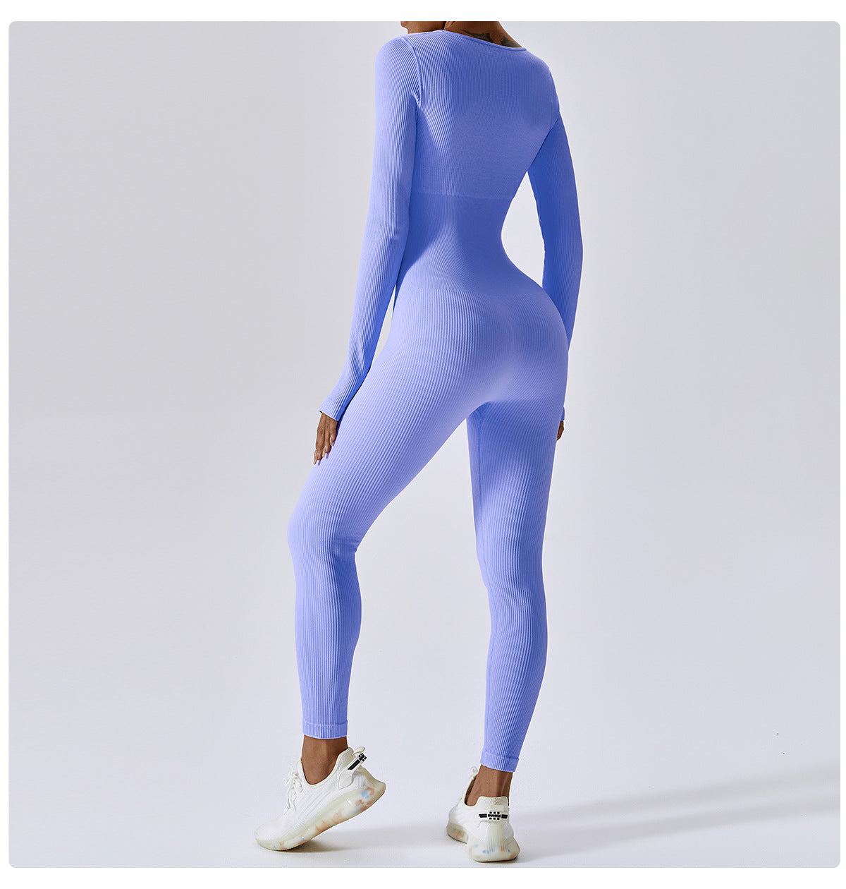 Seamless Long Sleeve Yoga Jumpsuit