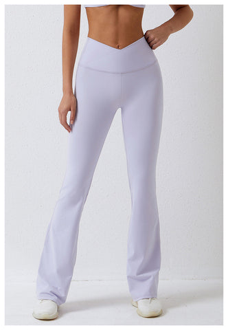 High-Waisted Crossover Yoga Pants