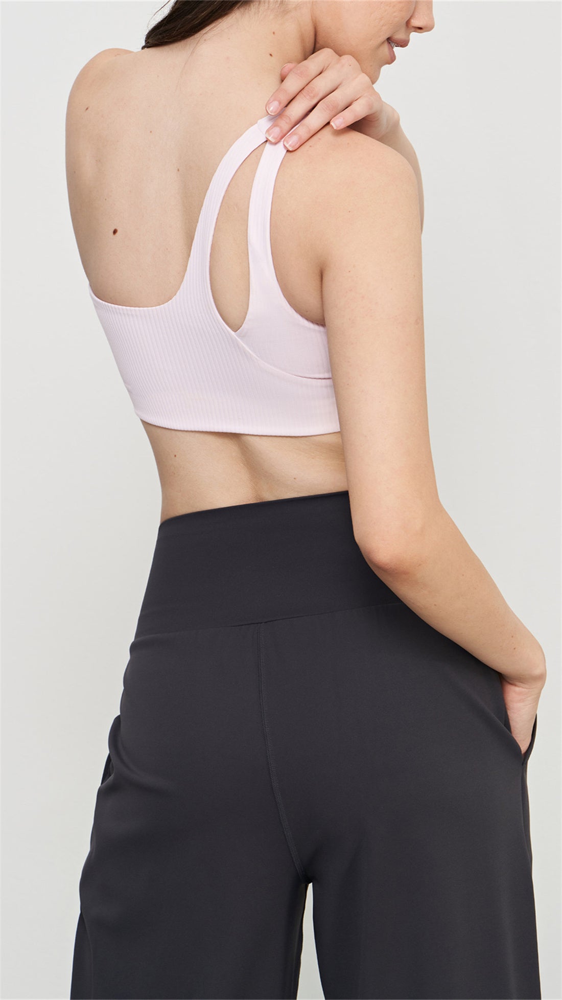 One Shoulder Sports Bra