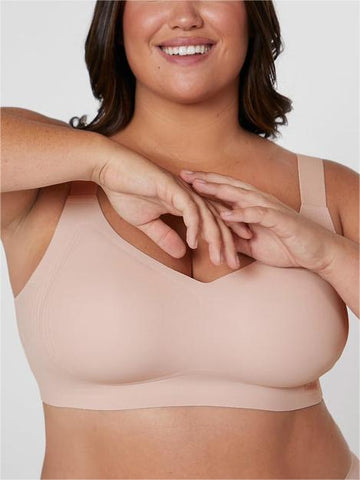 Plus Wireless Lounge Bra Pink