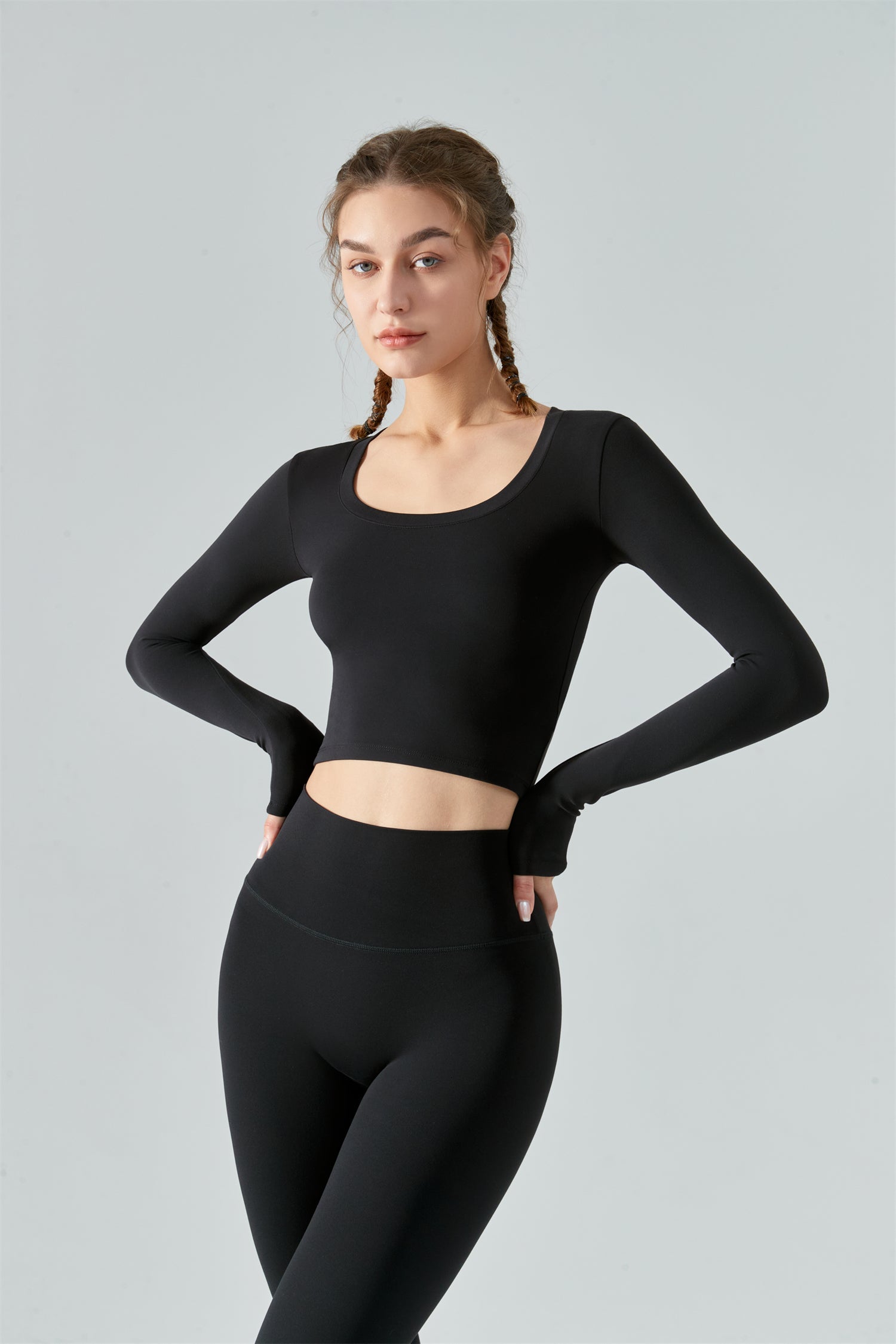 Round Neck Sports Top