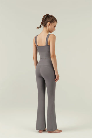 High Waisted Flared Sport Pant