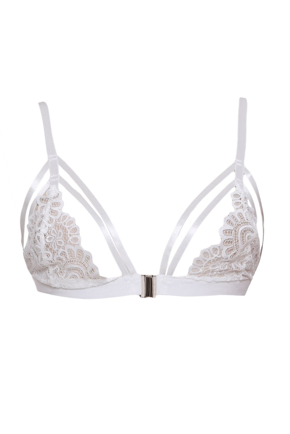 Sexy White Lace Wild Obsession Bralette Top