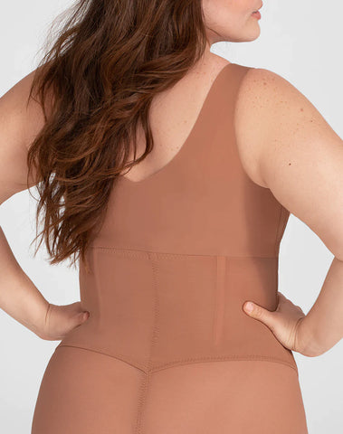 Airy Zero V-Neck Bra Cinnamon Plus