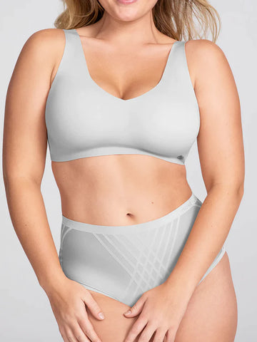 Airy Zero V-Neck Bra Moondust