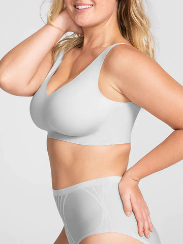 Airy Zero V-Neck Bra Moondust