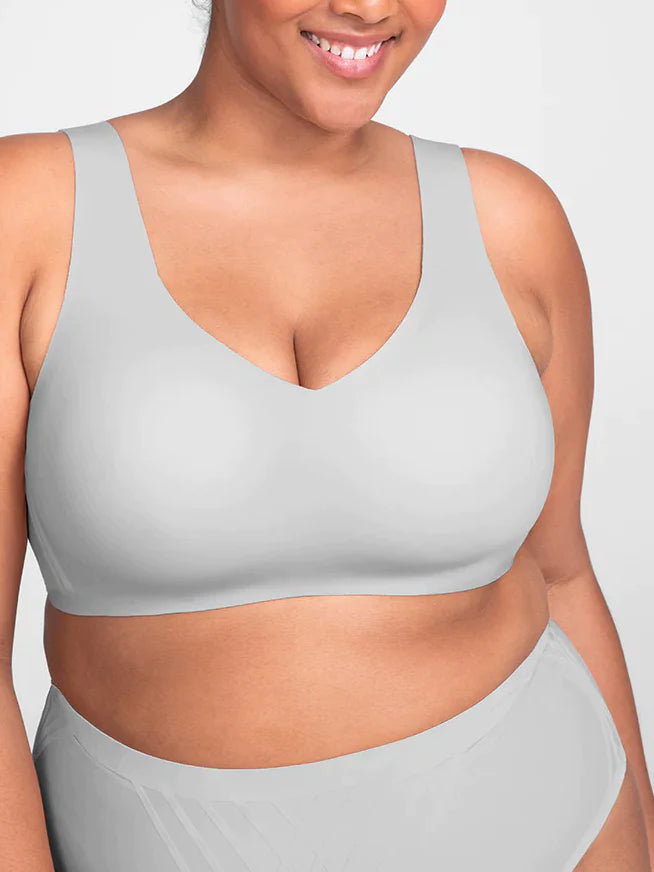 Airy Zero V-Neck Bra Moondust Plus