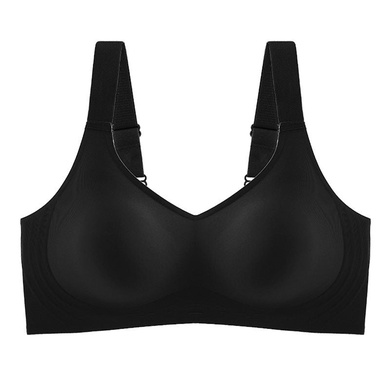 Sexy Seamless for Wireless Free Active V Neck Soft Full Coverage Comfort Bra
