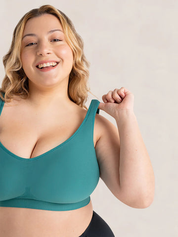 Daily Comfort Wireless Shaper Bra Blue