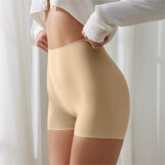 Soft Solid Stretch Seamless Non-Slip Shorts Panties Under Skirt Running Dance Volleyball Underwear
