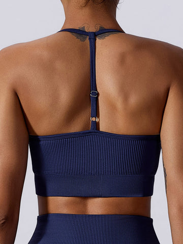 Live In Rib T-back Medium Support Bra