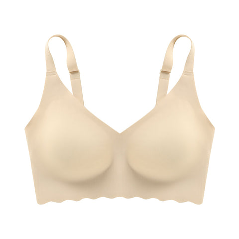 Rippled Edge Wireless Bra