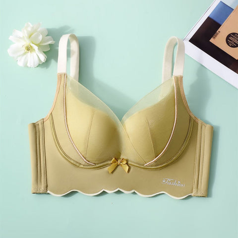 Lift-up & Push-up Shaping Bow Wireless Bra