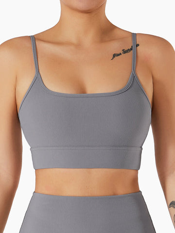 Live In Rib Longline Sports Bra