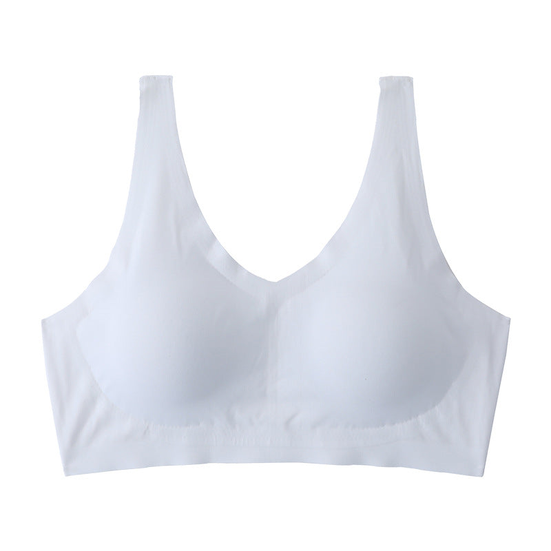 Large Open Back Light Support Sports Bra