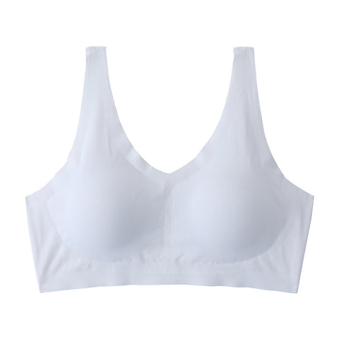 Large Open Back Light Support Sports Bra