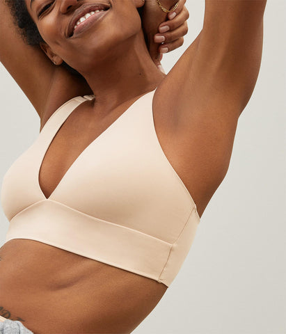 The Invisible Push Up Wireless Bra Light Tan