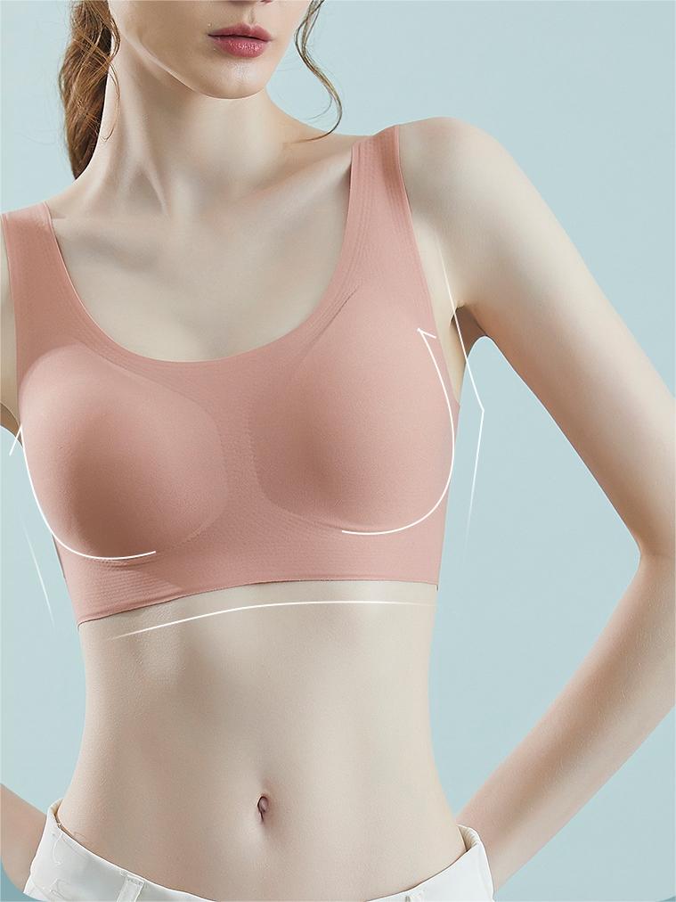 No Show Solid Wireless Bra