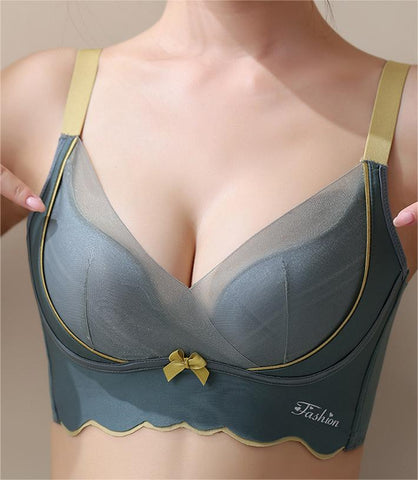 Lift-up & Push-up Shaping Bow Wireless Bra