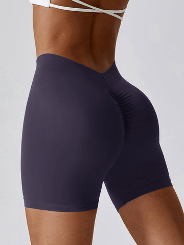 Seamless Back V Scrunch Shorts