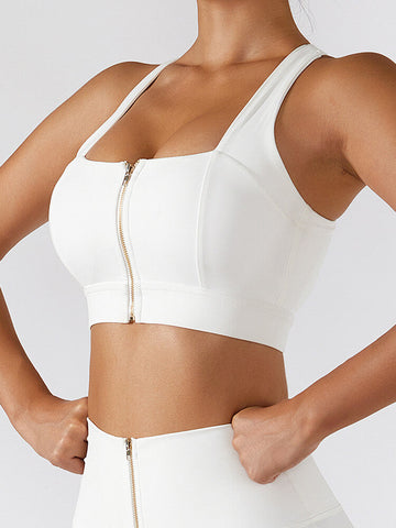 Empowered Zip Front Bra