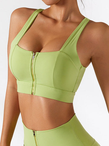 Empowered Zip Front Bra