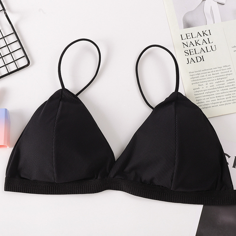 Women Wireless Bra Solid Bralette