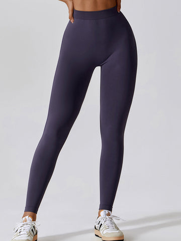 Nahtlose Leggings mit V-Ausschnitt hinten 