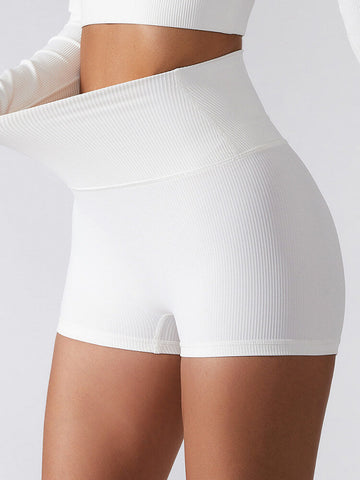 Live In Rib High Rise Yoga-Shorts