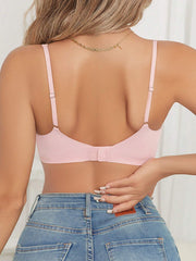 Solid Seamless Bralette Pink