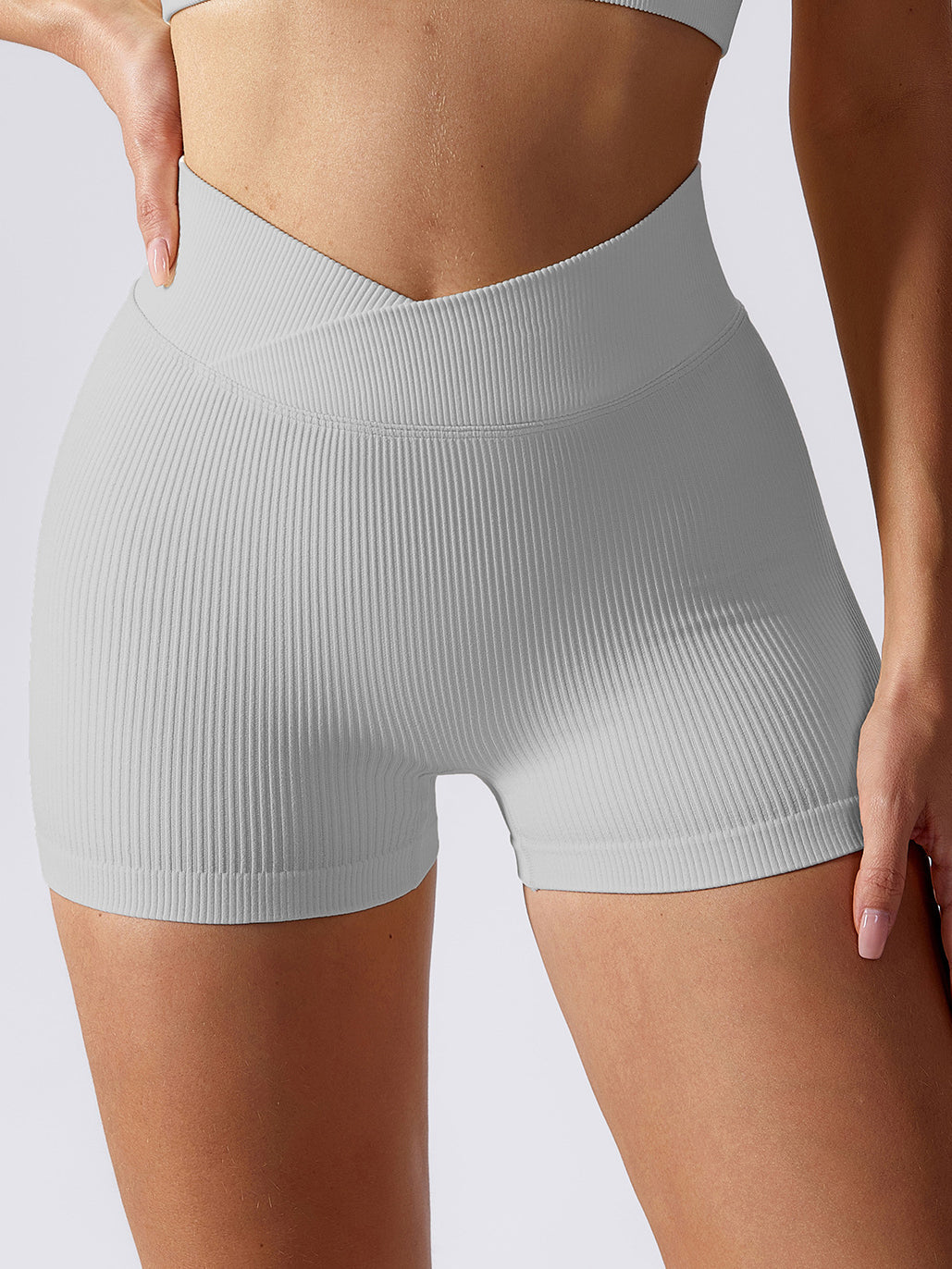 Live in Rib 3" Crossover-Sportshorts