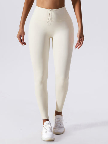 Butterweiche Leggings mit Kordelzug vorne