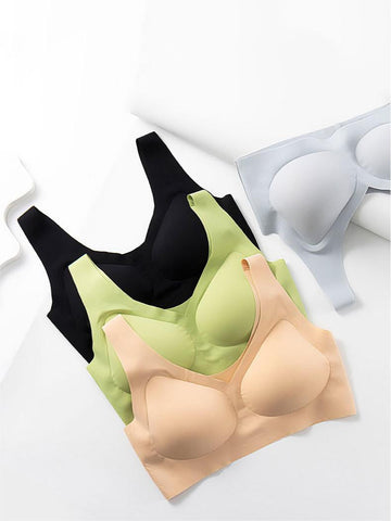 Comfortable Seamless Wireless Basic Bra