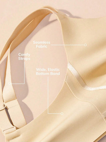 Wireless Lounge Bra Cornsilk