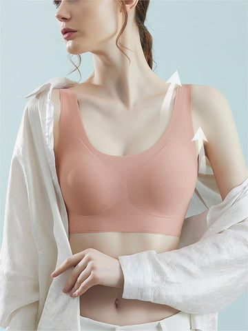 No Show Solid Wireless Bra