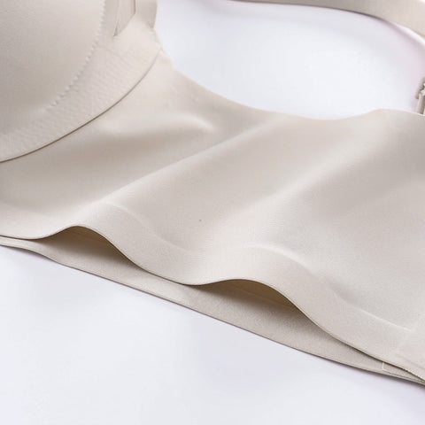 Cutout Mesh CrossOver Side-smoothing Wireless Bra