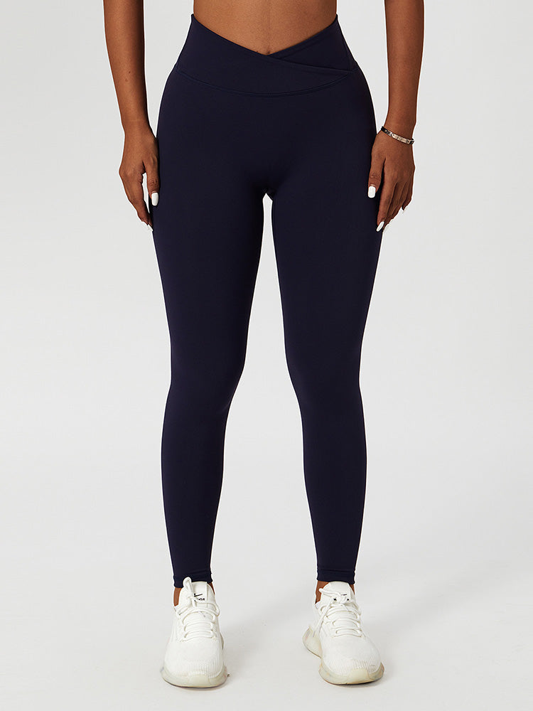 Leggings de yoga con cintura cruzada Air Cloud 