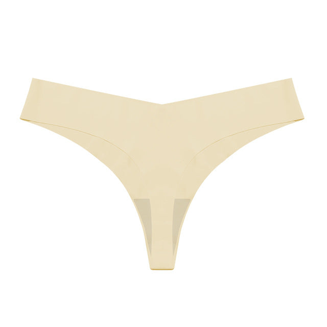 Seamless No Show Panty Thong Underwear