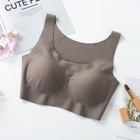 Ice Silk Breathable Wireless Tank Bra