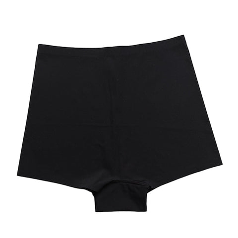 Hoch taillierte, einfarbige Boyshorts-Unterwäsche