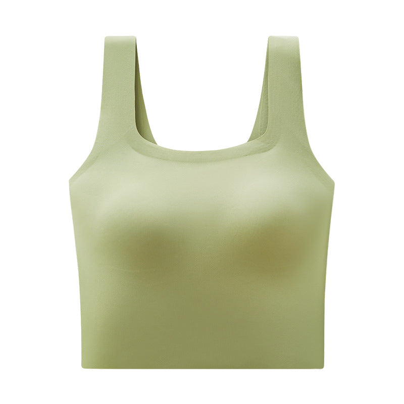 Atmungsaktiver nahtloser, bügelloser Tanktop-Outdoor-BH