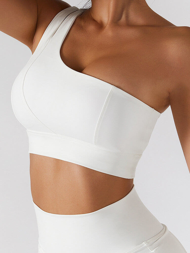 Empowered One Shoulder Sports Bra